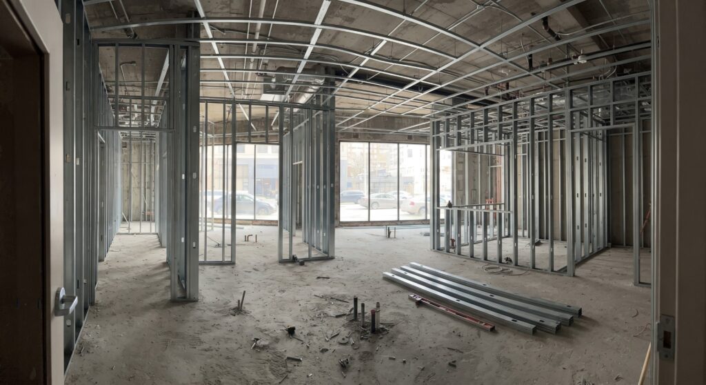unrenovated commercial space